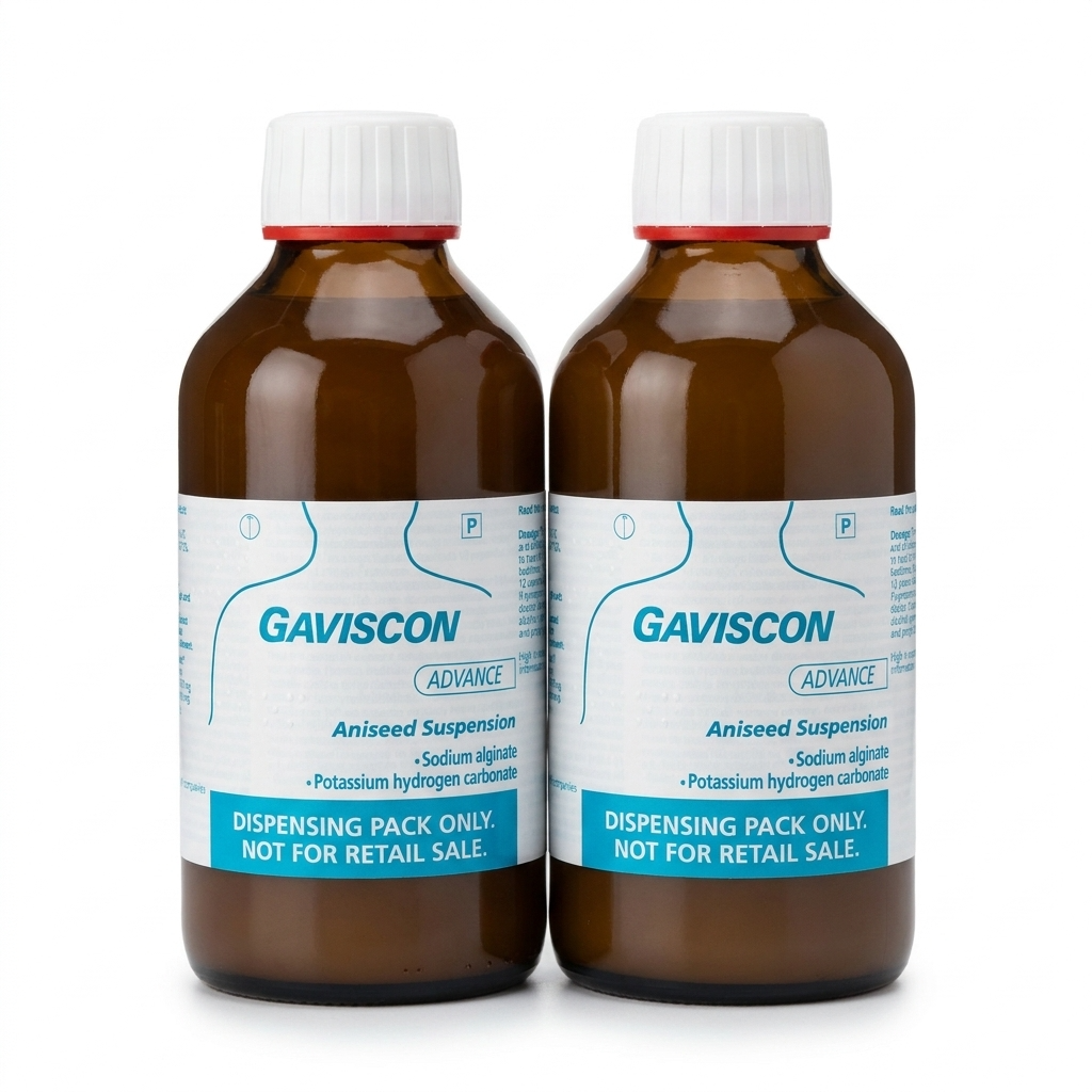 Two bottles of Gaviscon