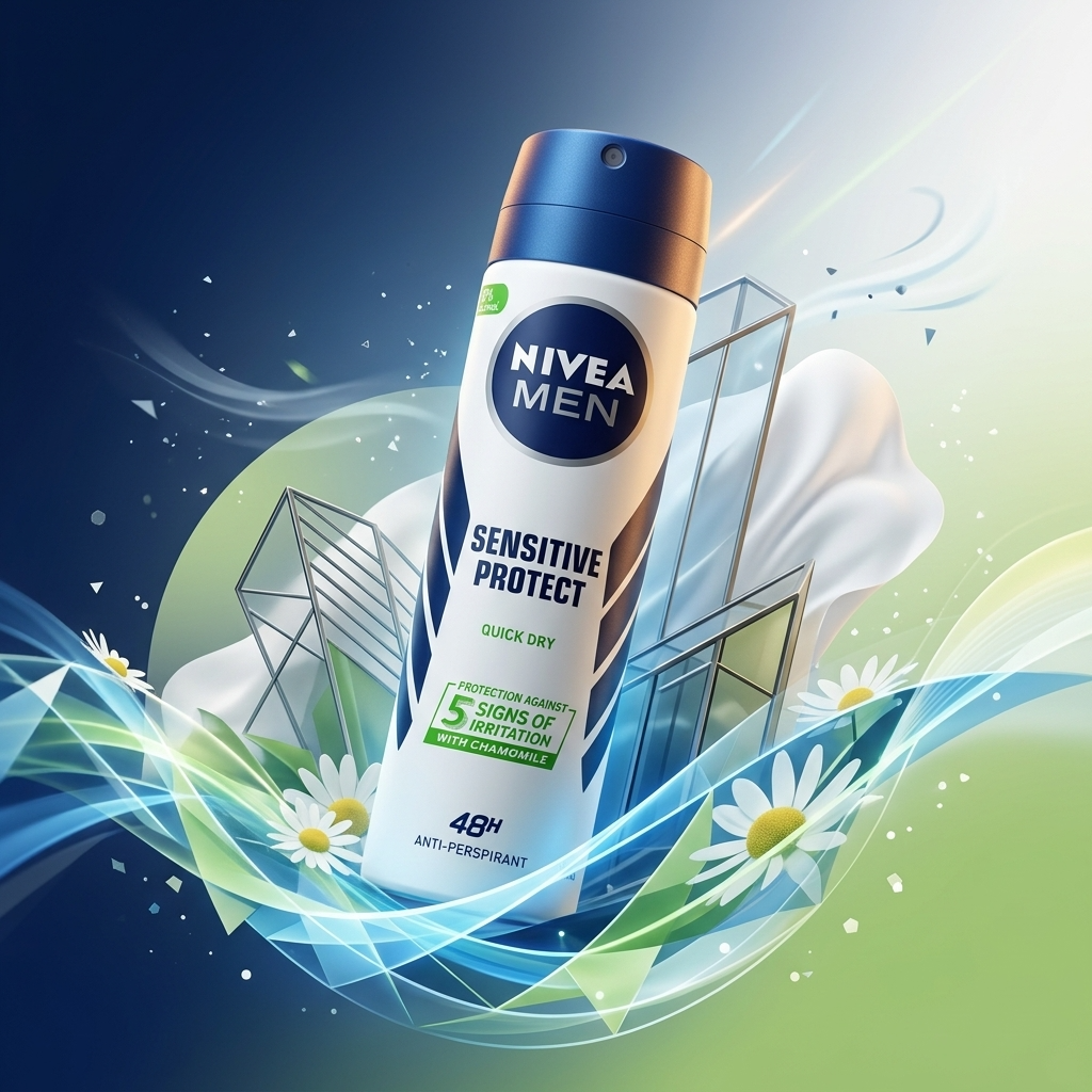 Nivea Deo Sensitive Protect For Men 150ml (1)