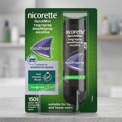 Nicorette Quickmist 1Mg/Spray Mouthspray Single