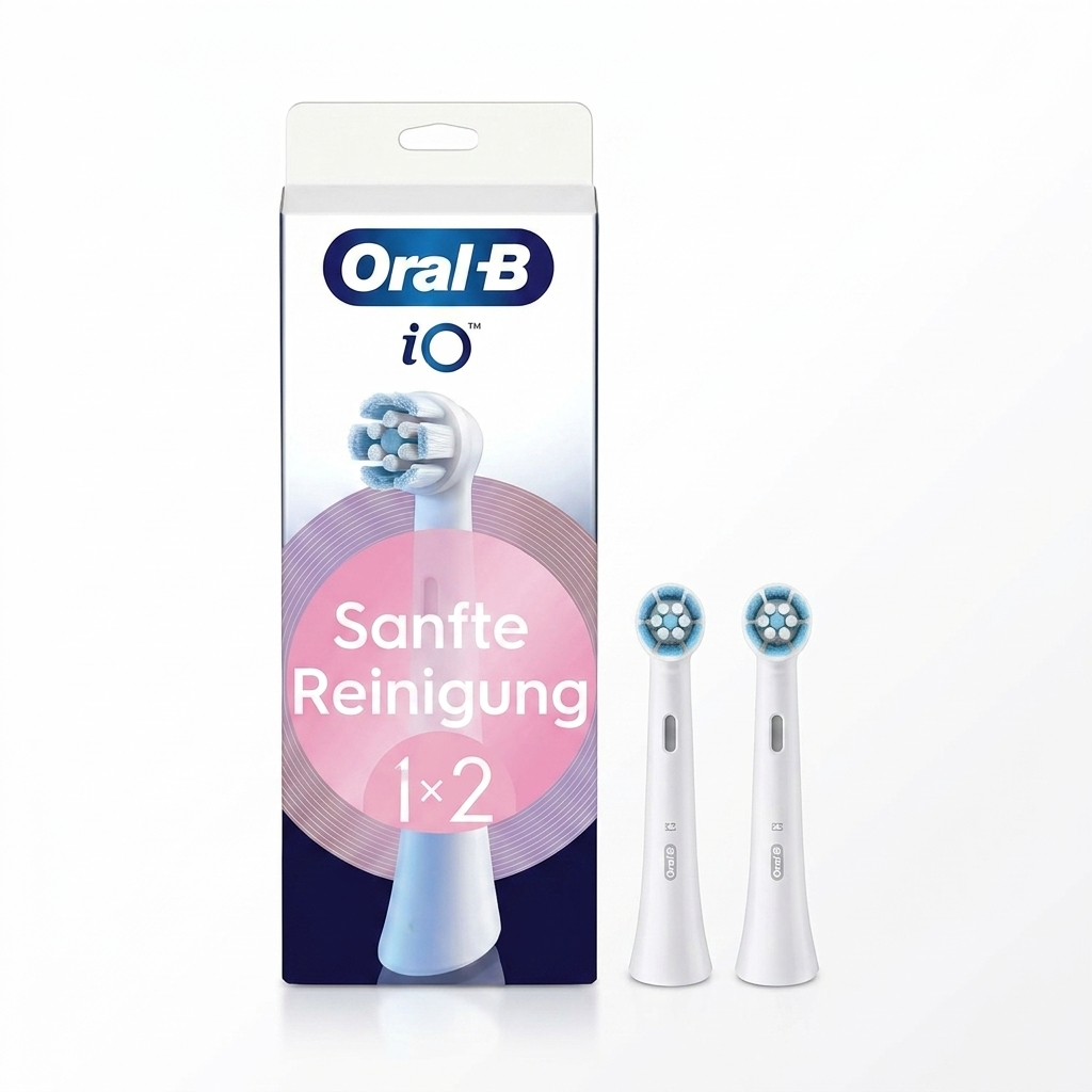 Oral-b Io Gentle Care White Toothbrush Heads 
