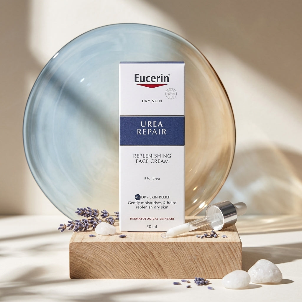 Eucerin Dry Skin Replenishing Face Cream Day 5% Urea 50ml (1)