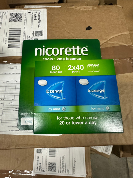 1X Nicorette Cools 2mg Lozenge ICY MINT