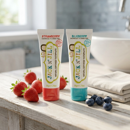 Jack N Jill Natural Toothpaste Strawberry And Blueberry