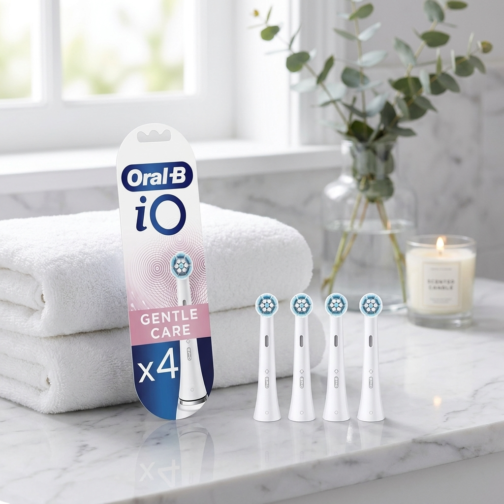 Oral-b Io Gentle Care White Toothbrush Heads
