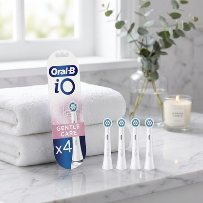 Oral-b Io Gentle Care White Toothbrush Heads