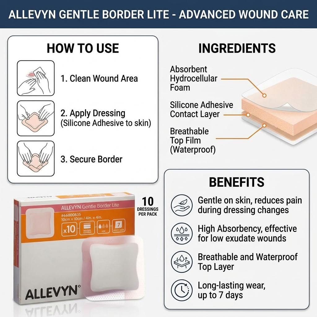 Allevyn Gentle Border Lite