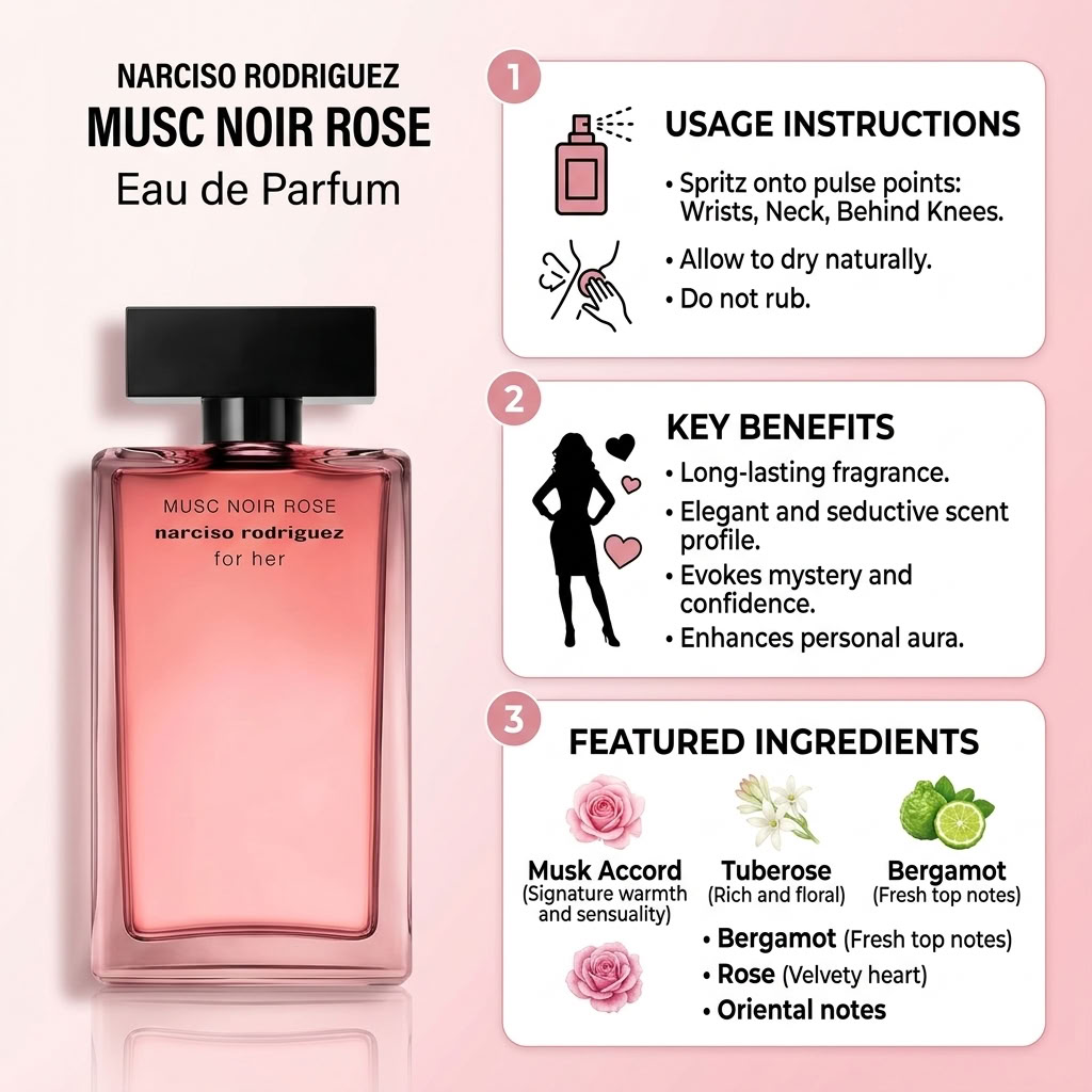 Narciso Rodriguez Musc Noir Rose Eau de Parfum
