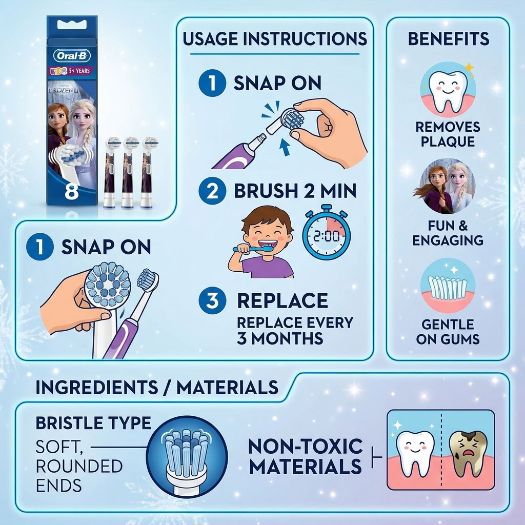 Oral-B electric toothbrush refill heads