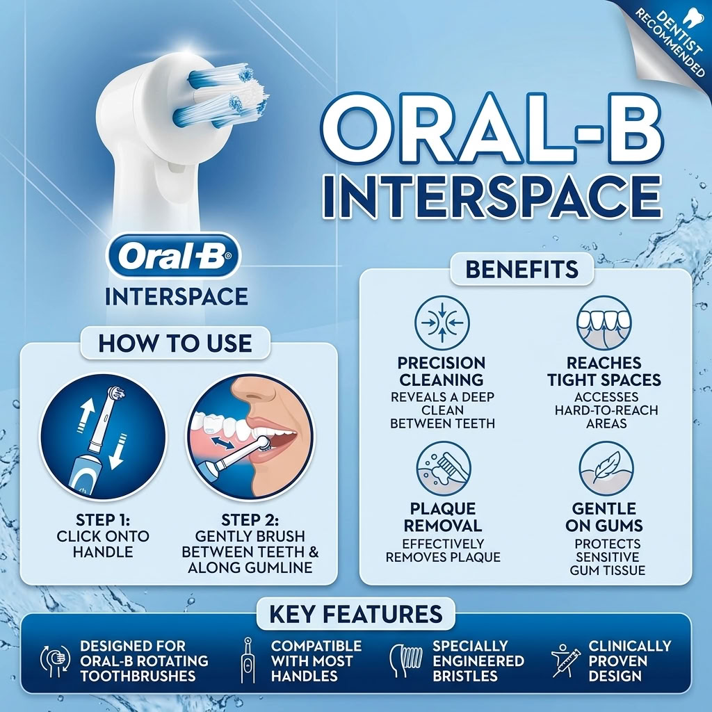 Oral-b Interspace Replacement Heads