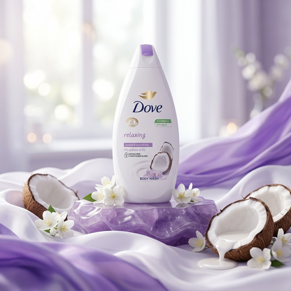 Dove Body Wash Coconut & Jasmine 500ml (1)