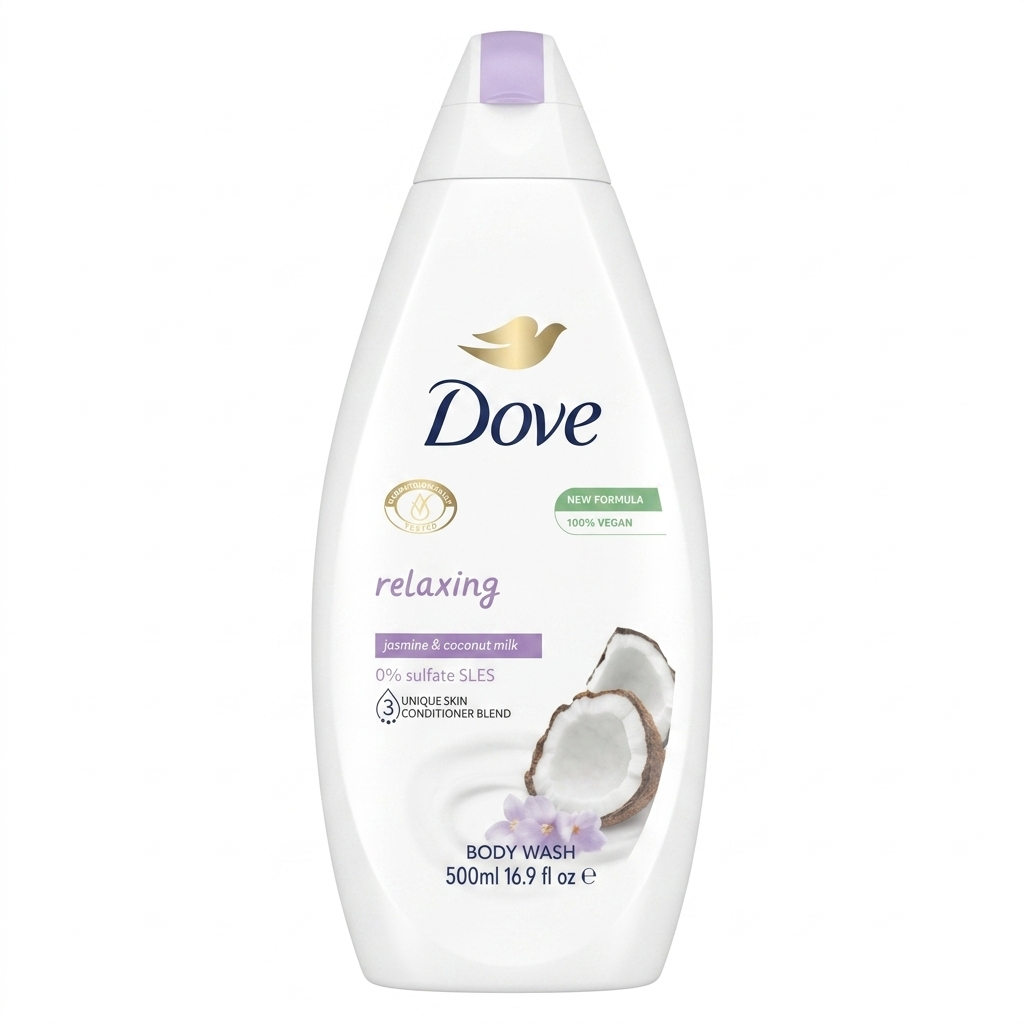 Dove Body Wash Coconut & Jasmine 500ml (1)