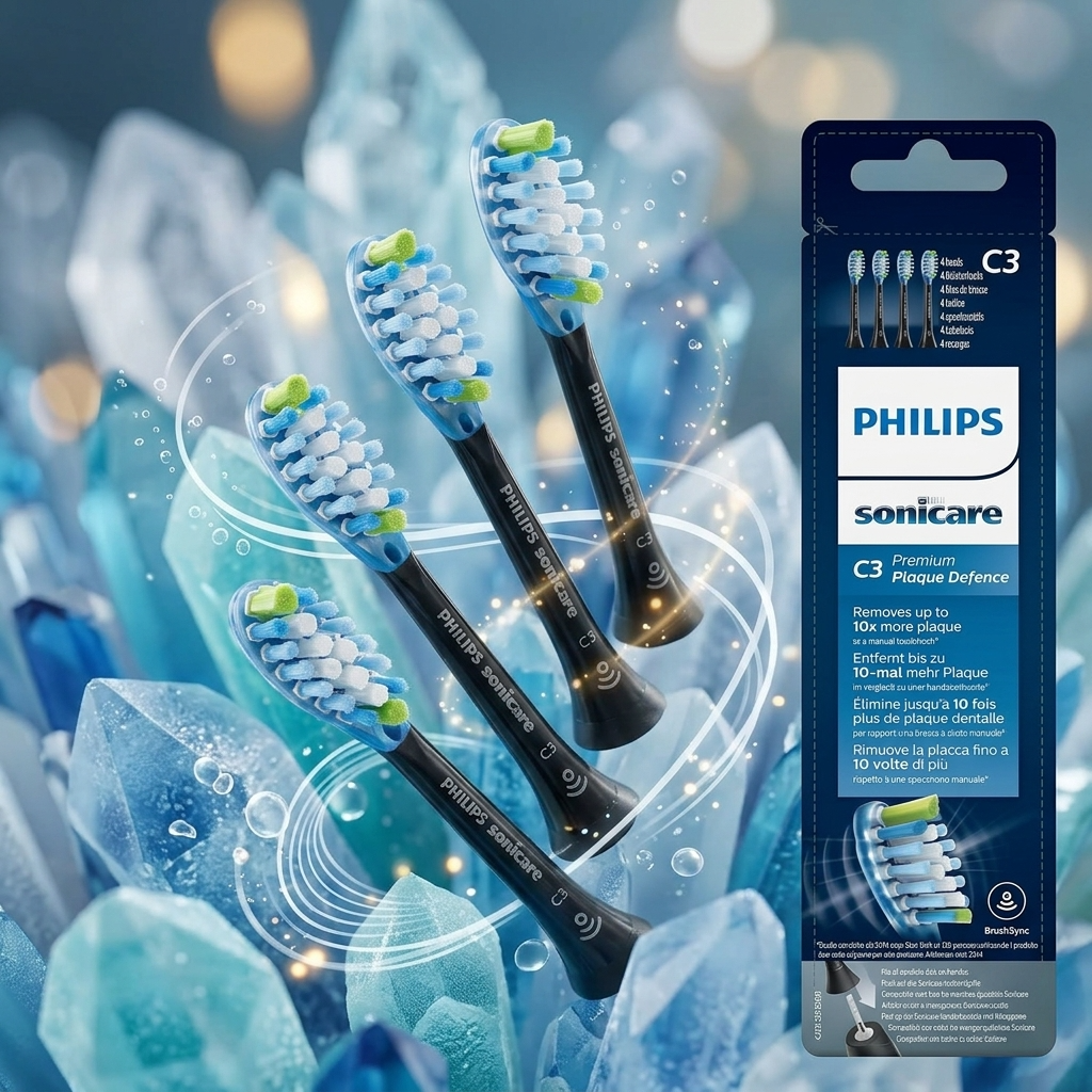 Philips Sonicare Hx9044/33 Premium Black Brush Head (4)
