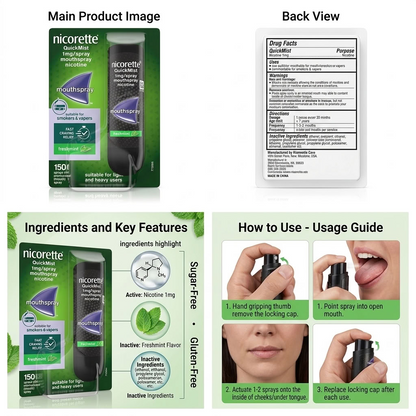  Nicorette Quickmist Mouthspray