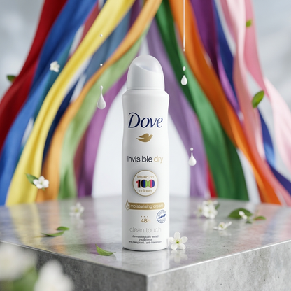 Dove Deo Spray Invisible Dry 250ml (1)