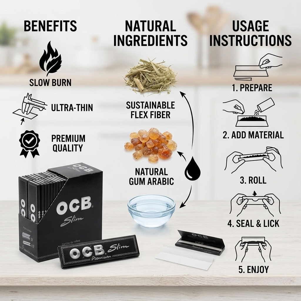 OCB Slim rolling papers