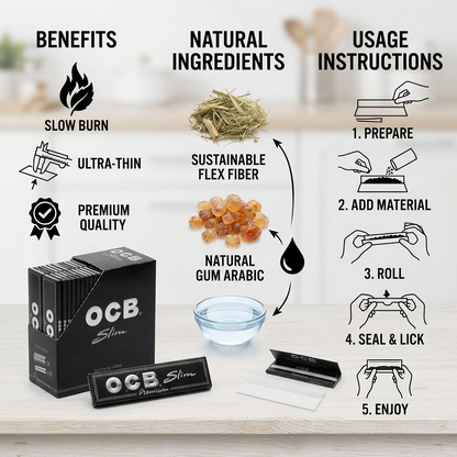 OCB Slim rolling papers