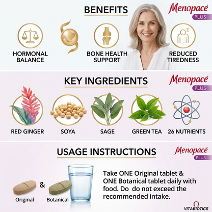 Menopace Plus Active Botanical Tabs (56)