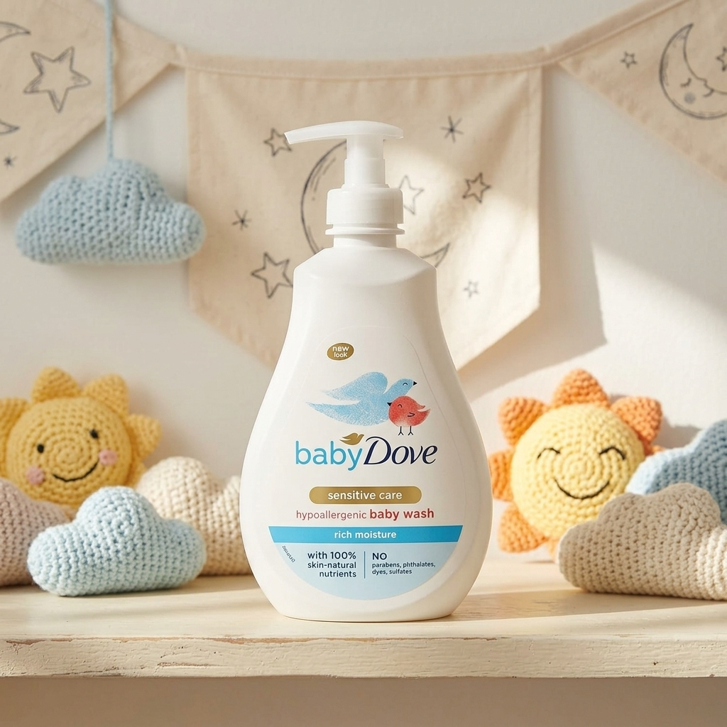 Dove Baby Body Wash Rich Moisture 400ml (1)