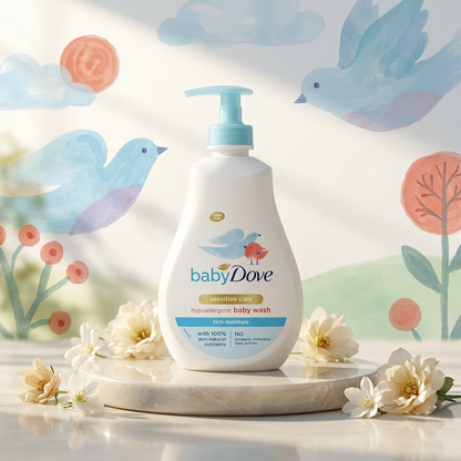 Dove Baby Body Wash Rich Moisture 400ml (1)