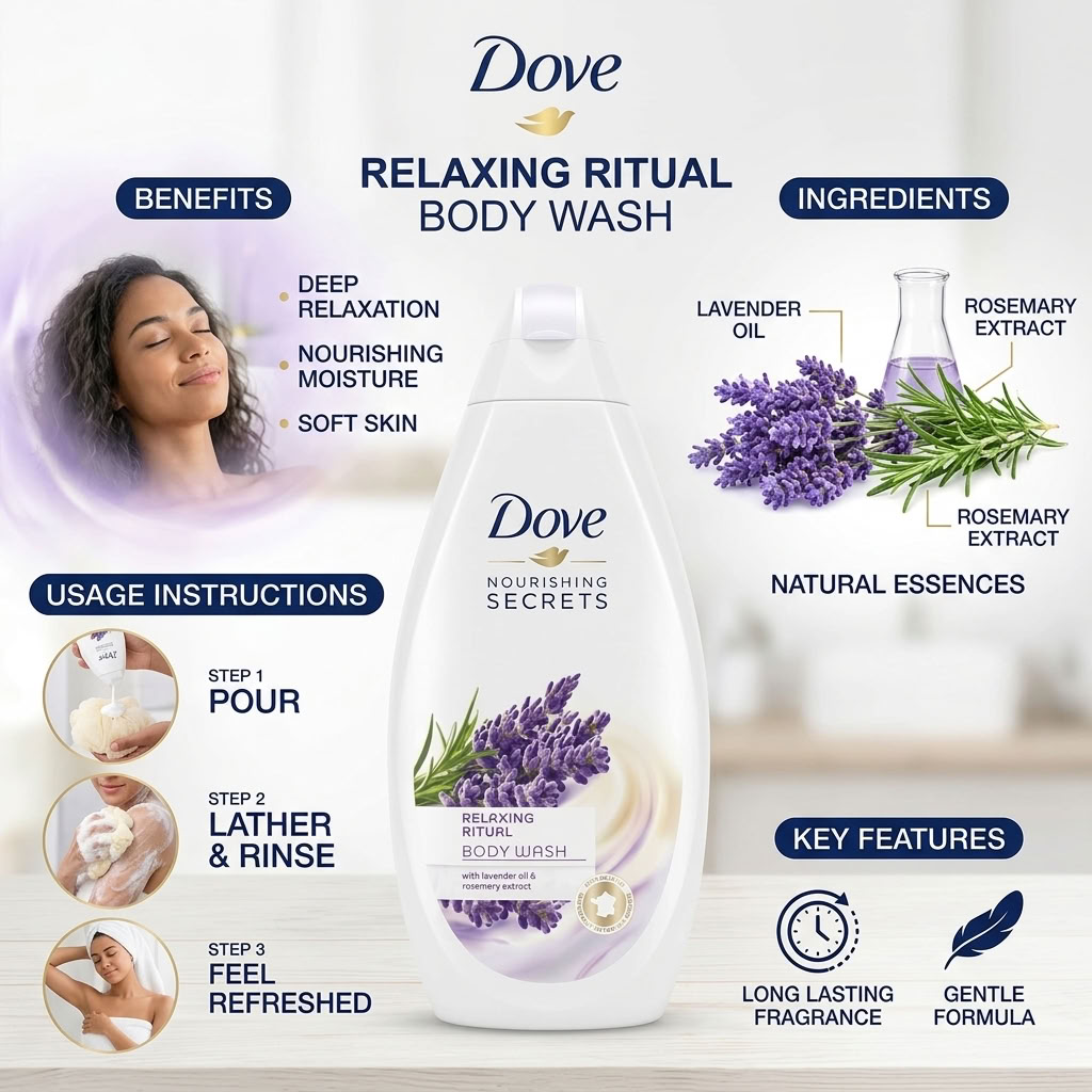 Dove Relaxing Ritual Body Wash