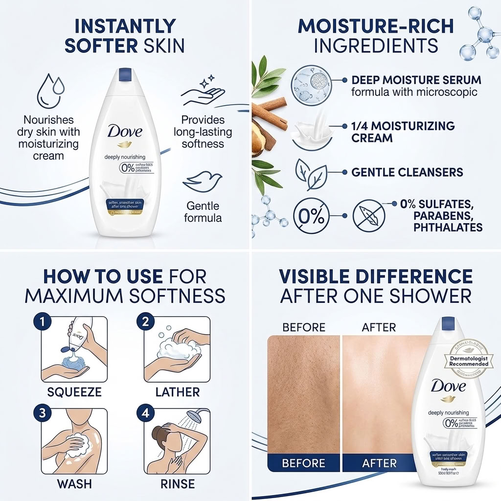 Dove Deeply Nourishing Moisturizing Cream
