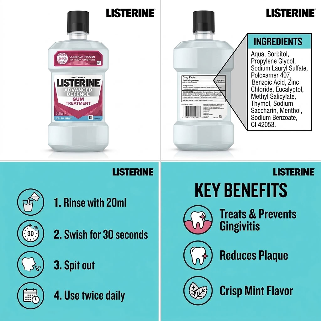 Listerine Gum Treatment Mouthwash