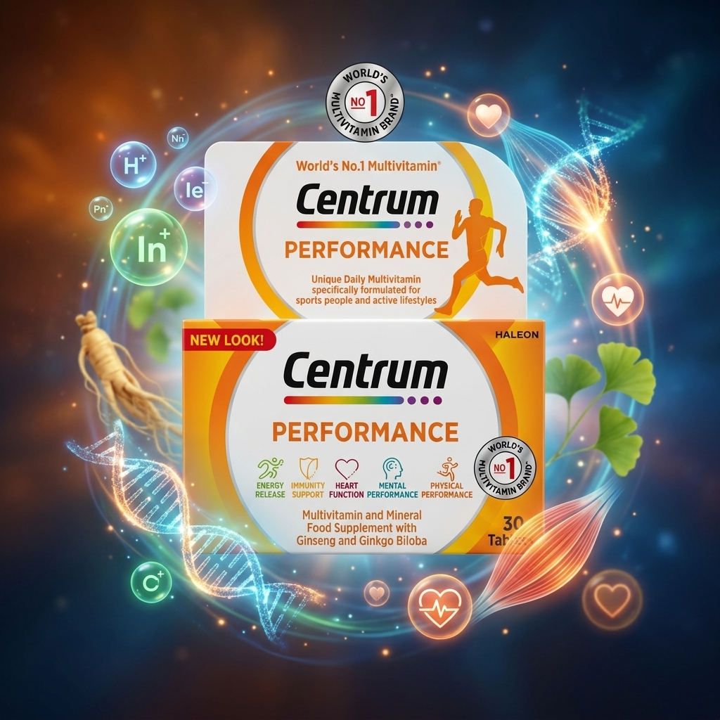 Centrum Performance Tab - 30 count multivitamin designed for energy and mental performance, suitable for active lifestyles.