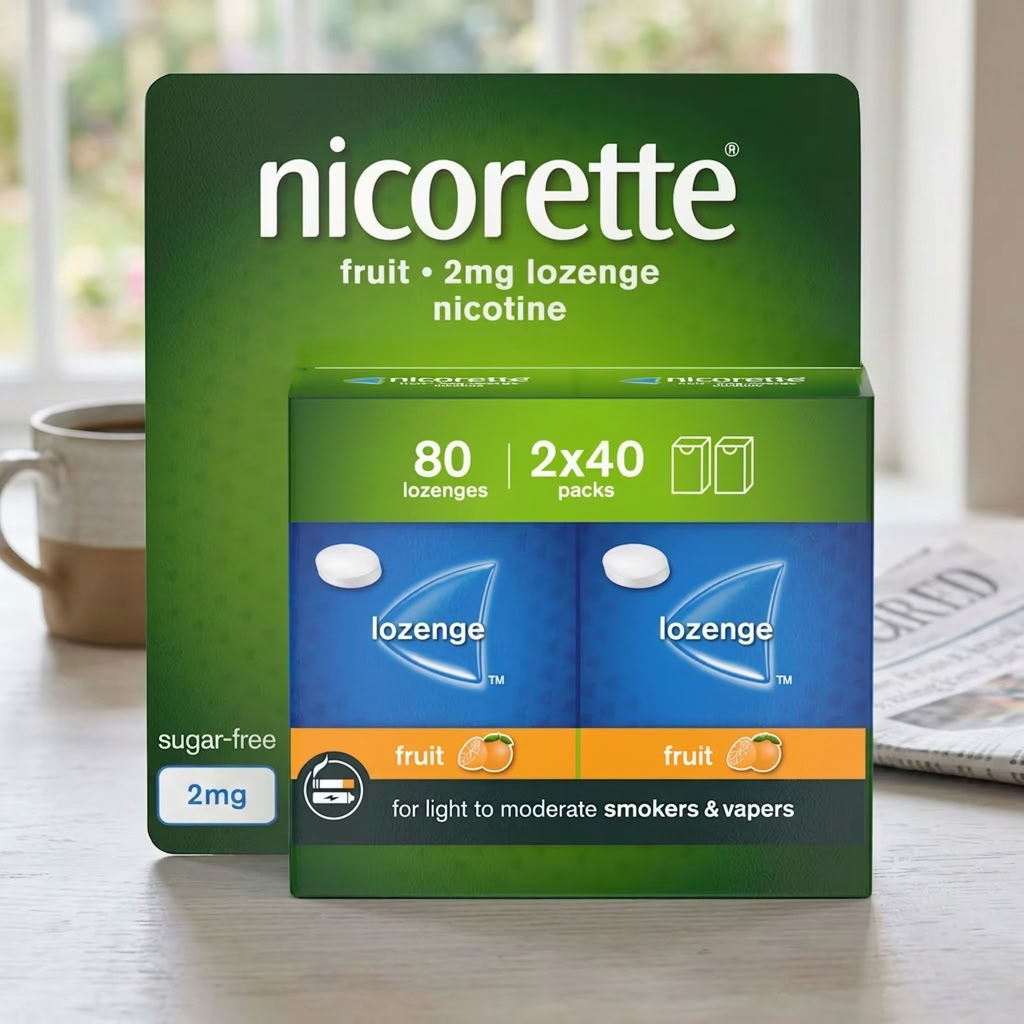 Nicorette Fruit Fusion 2mg Lozenge 80s