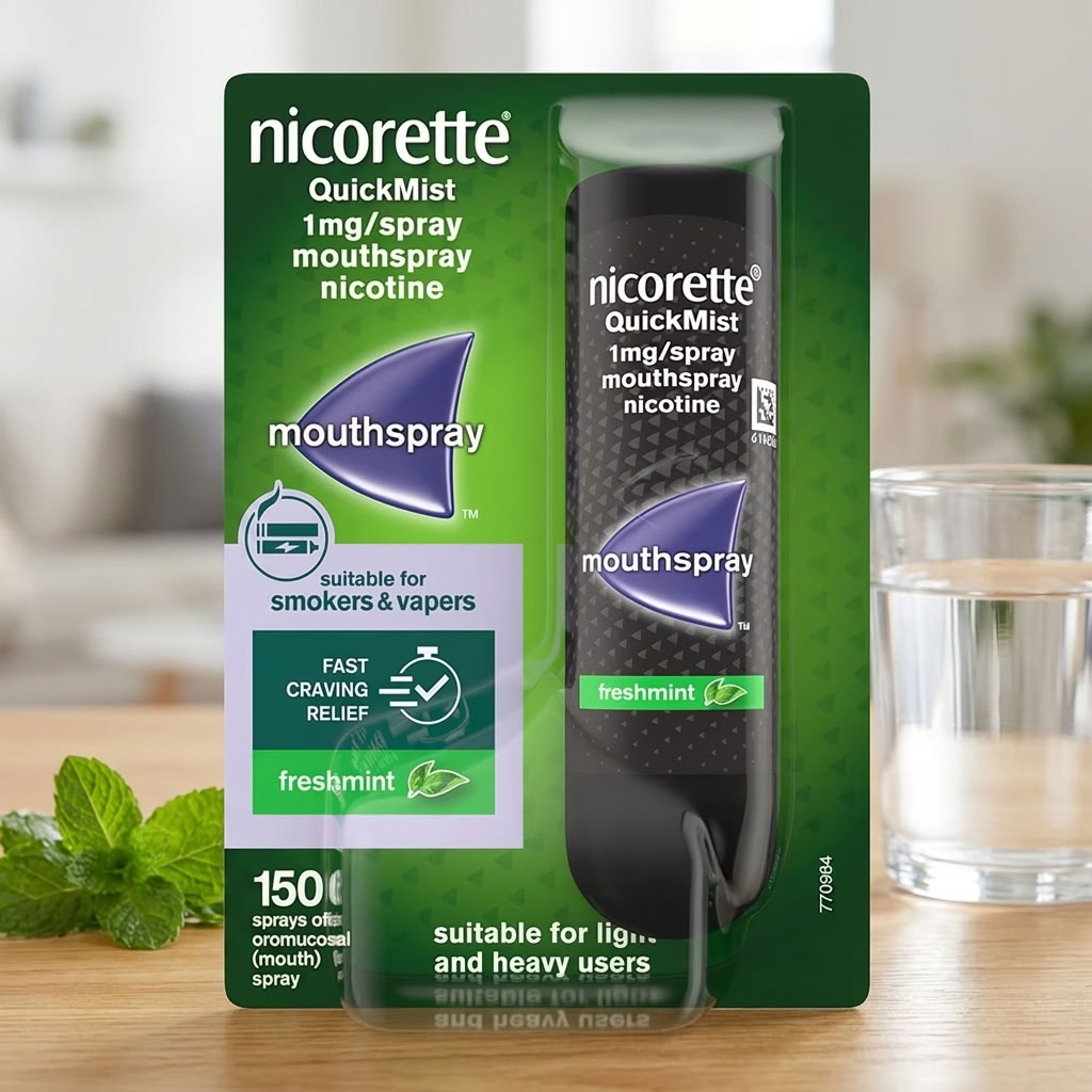 Nicorette Quickmist 1Mg/Spray Mouthspray Single