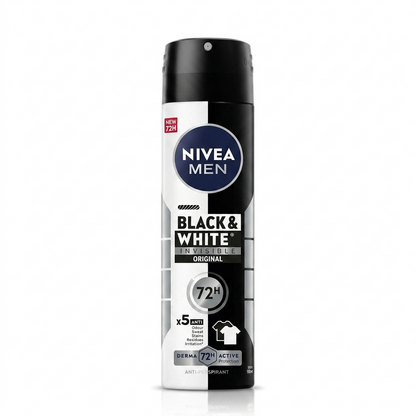 Nivea Deo Spray Men Invisible B&w Power 150ml (1)