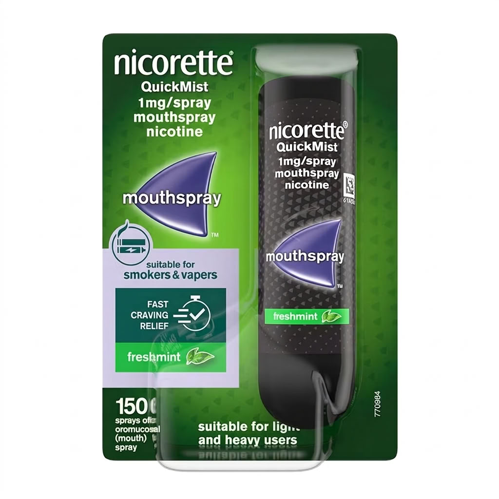 Nicorette Quickmist 1Mg/Spray Mouthspray Single