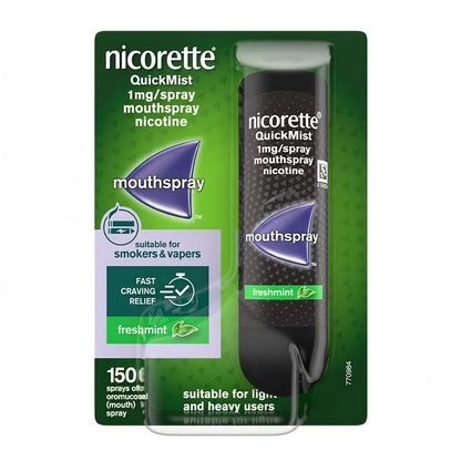 Nicorette Quickmist 1Mg/Spray Mouthspray Single