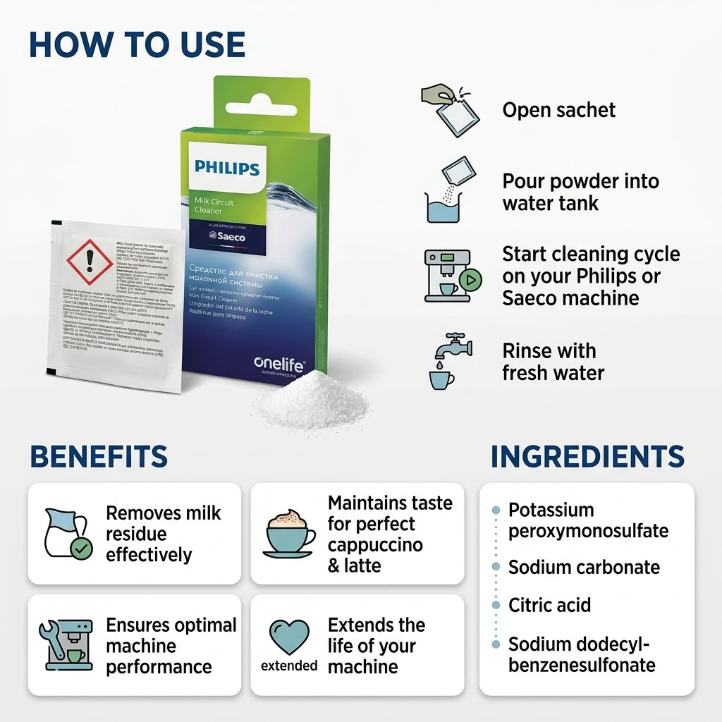 Philips Onelife Sanco milk residue remover