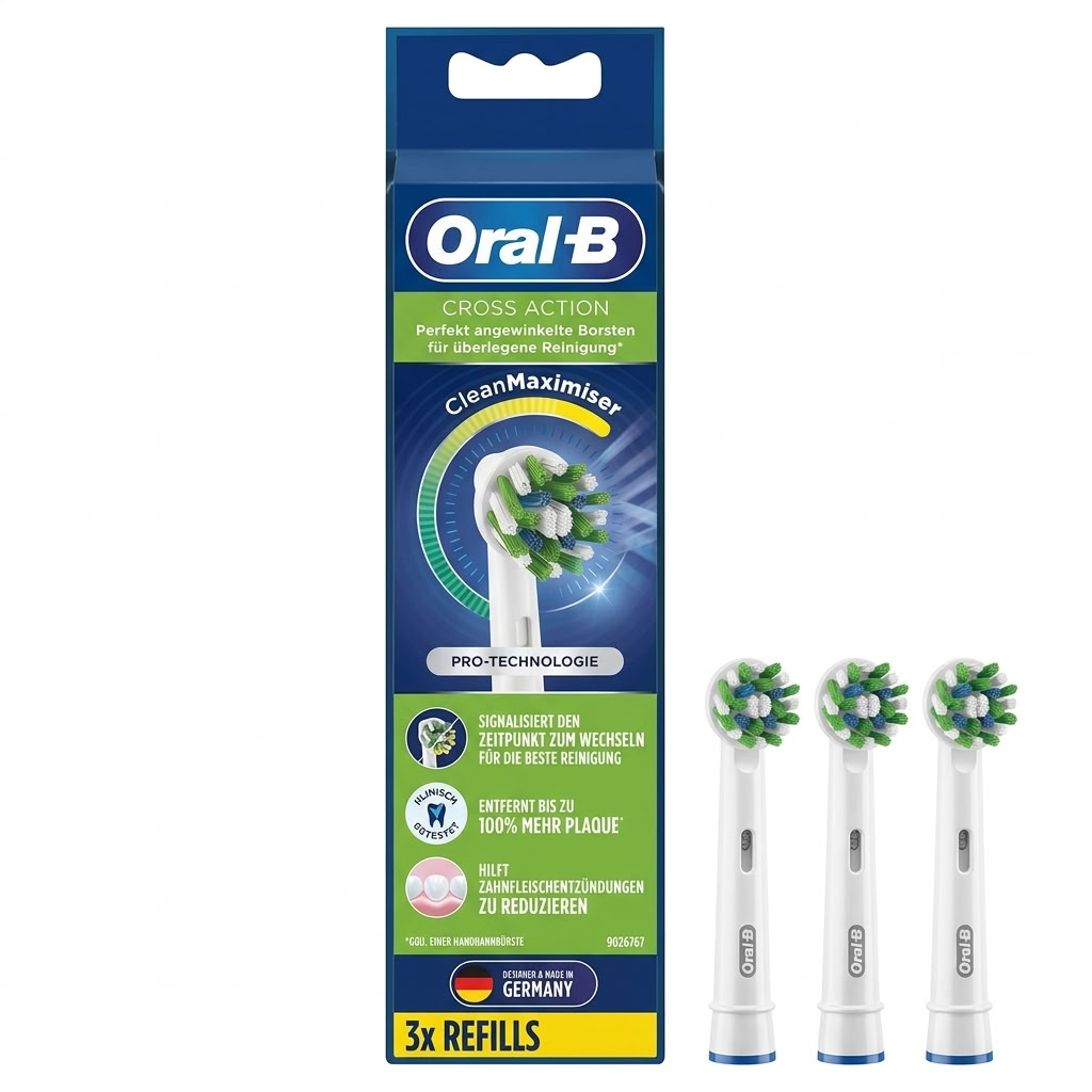 Oral-b Cross Action Replacement Heads Ct