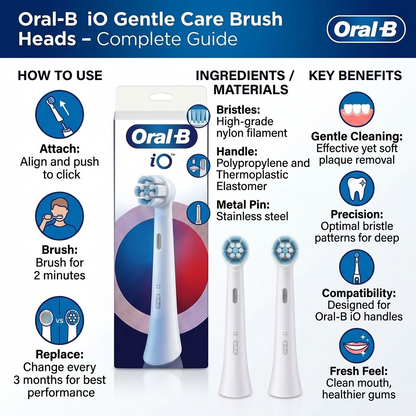 Oral-b Io White Toothbrush Heads 