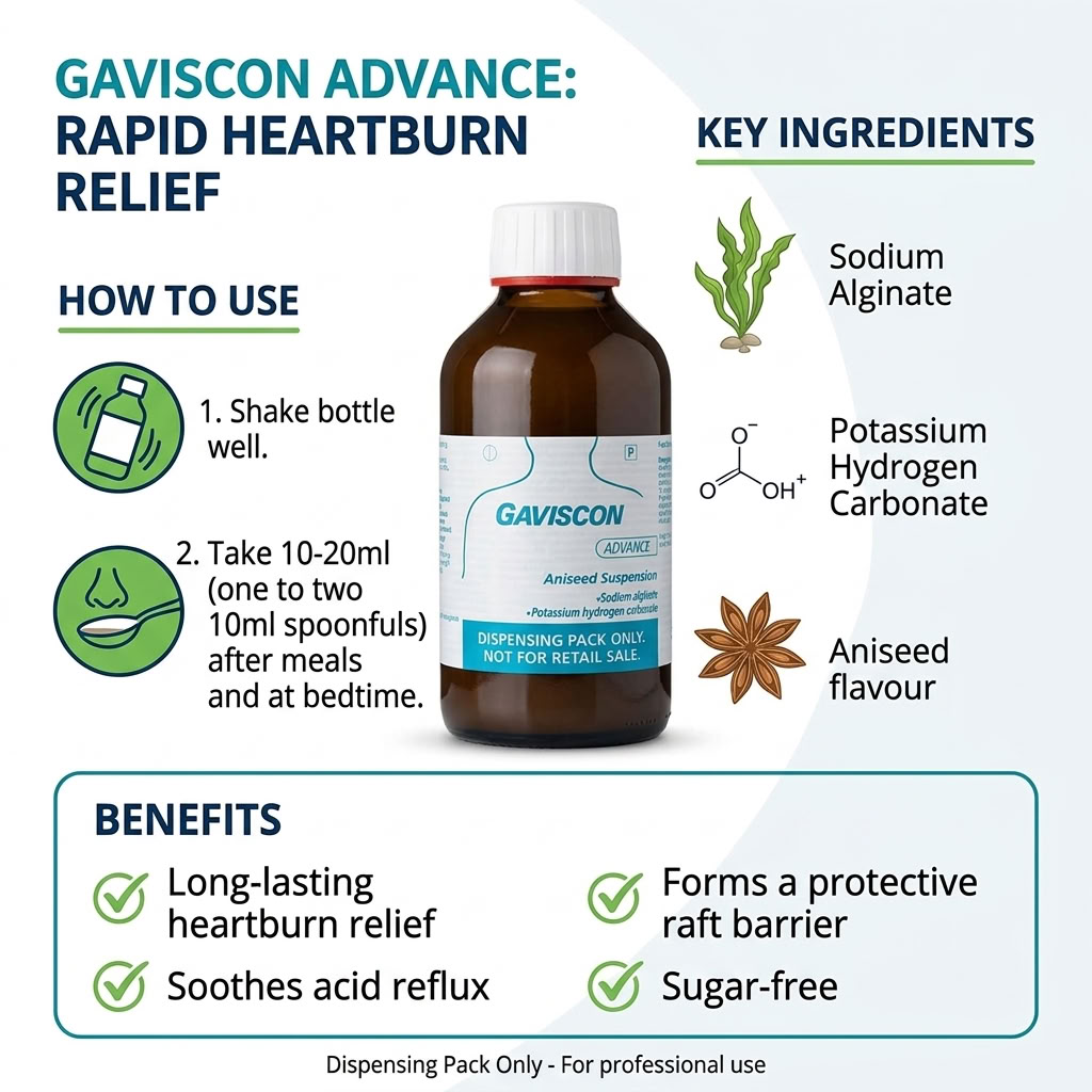 Gaviscon Advance Aniseed 500ml