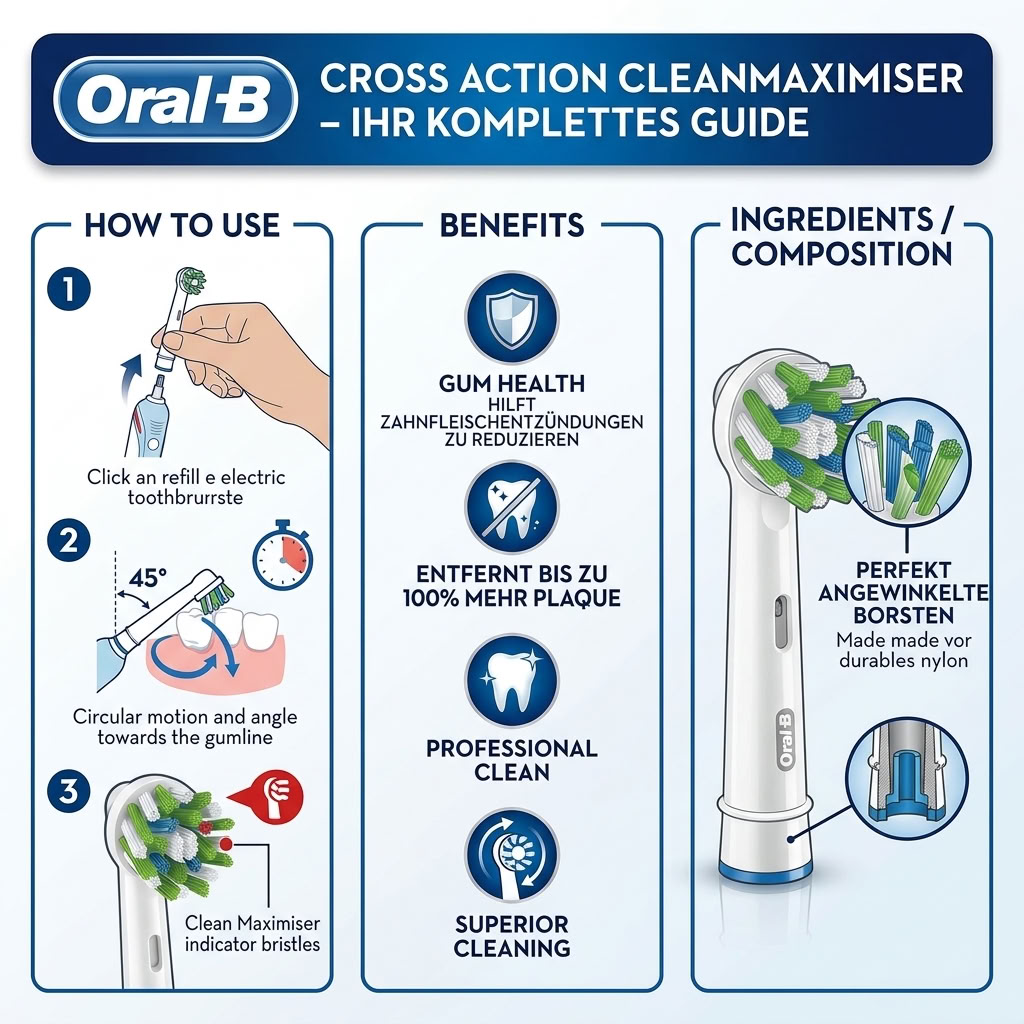 Oral-b Cross Action Replacement Heads